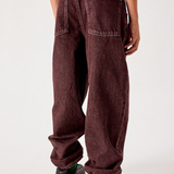 5 pocket balloon pants - raisin