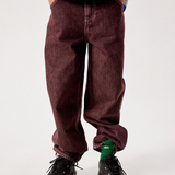 5 pocket balloon pants - raisin