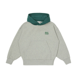 Hooded Sweatshirt - Light Grey Melange Fleece