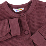 Merinowool Jumpsuit - burgundy