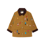Cara Mini Jacket - Organic cotton camel