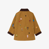 Cara Mini Jacket - Organic cotton camel
