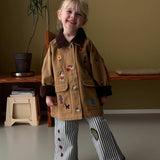 Cara Mini Jacket - Organic cotton camel