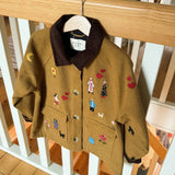 Cara Mini Jacket - Organic cotton camel