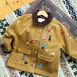 Cara Mini Jacket - Organic cotton camel
