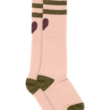 Elga glitter knee socks - Rose Dust