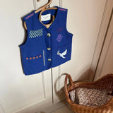 Ellie Mini Vest - Ultramarine Blue