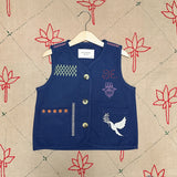 Ellie Mini Vest - Ultramarine Blue
