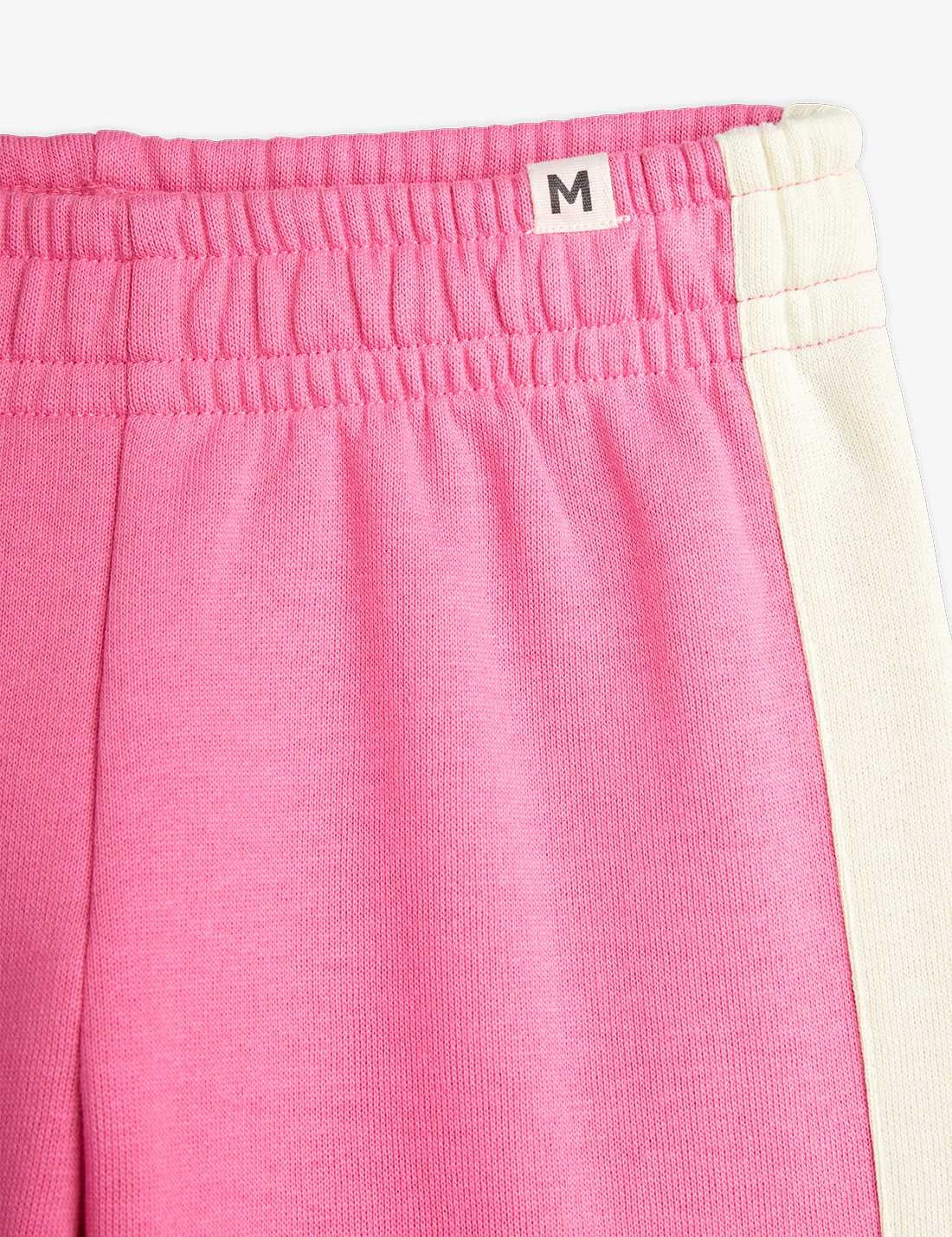 Mini Rodini society panel sweatpants - pink