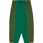 COLOR BLOCKED PANT *deep green*