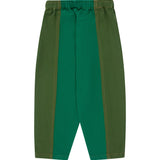 COLOR BLOCKED PANT *deep green*