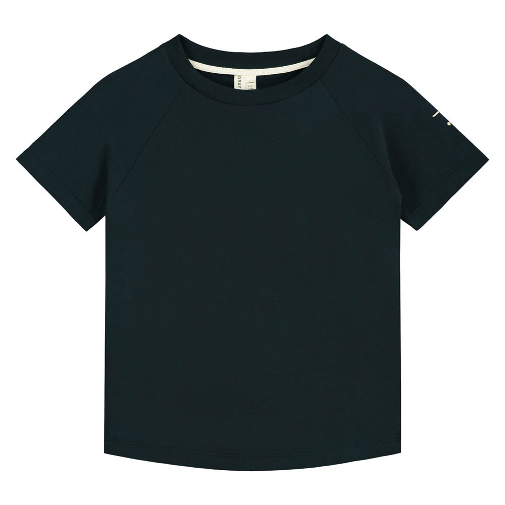 Crewneck Tee GOTS - Nearly Black