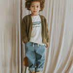 Soft Knit Cardigan - Kaki