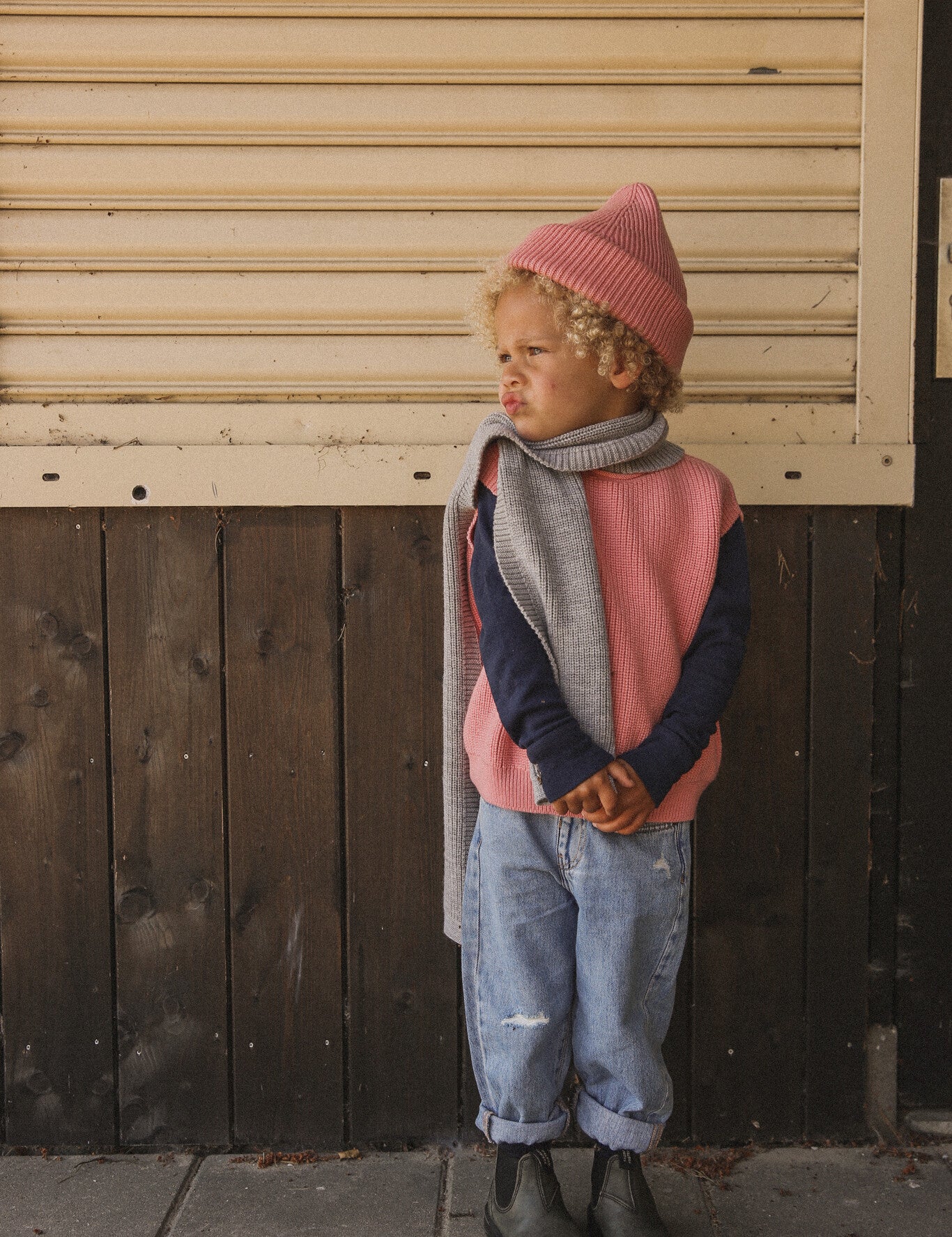 Scarf Gustave Grey Melange