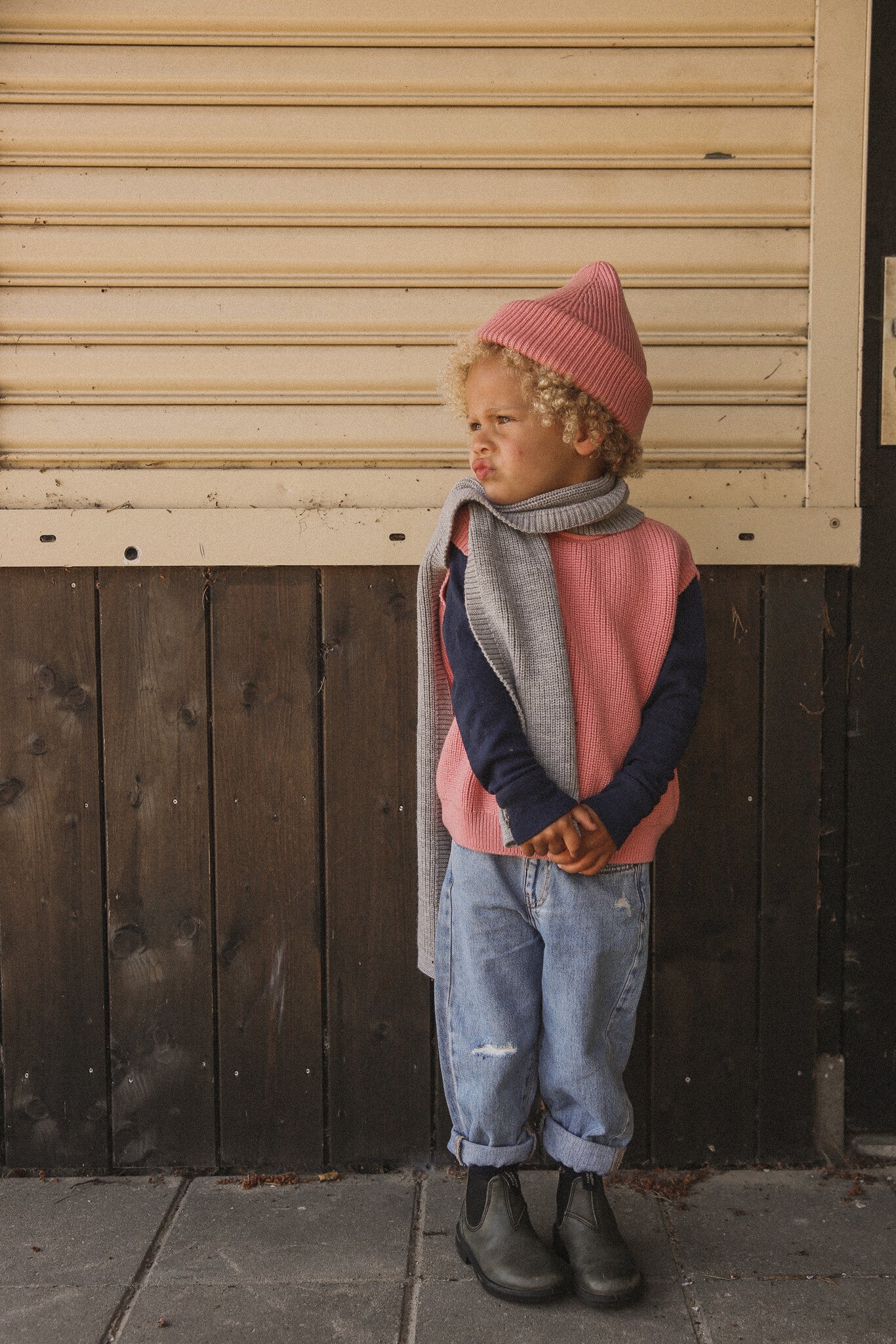 Scarf Gustave Grey Melange