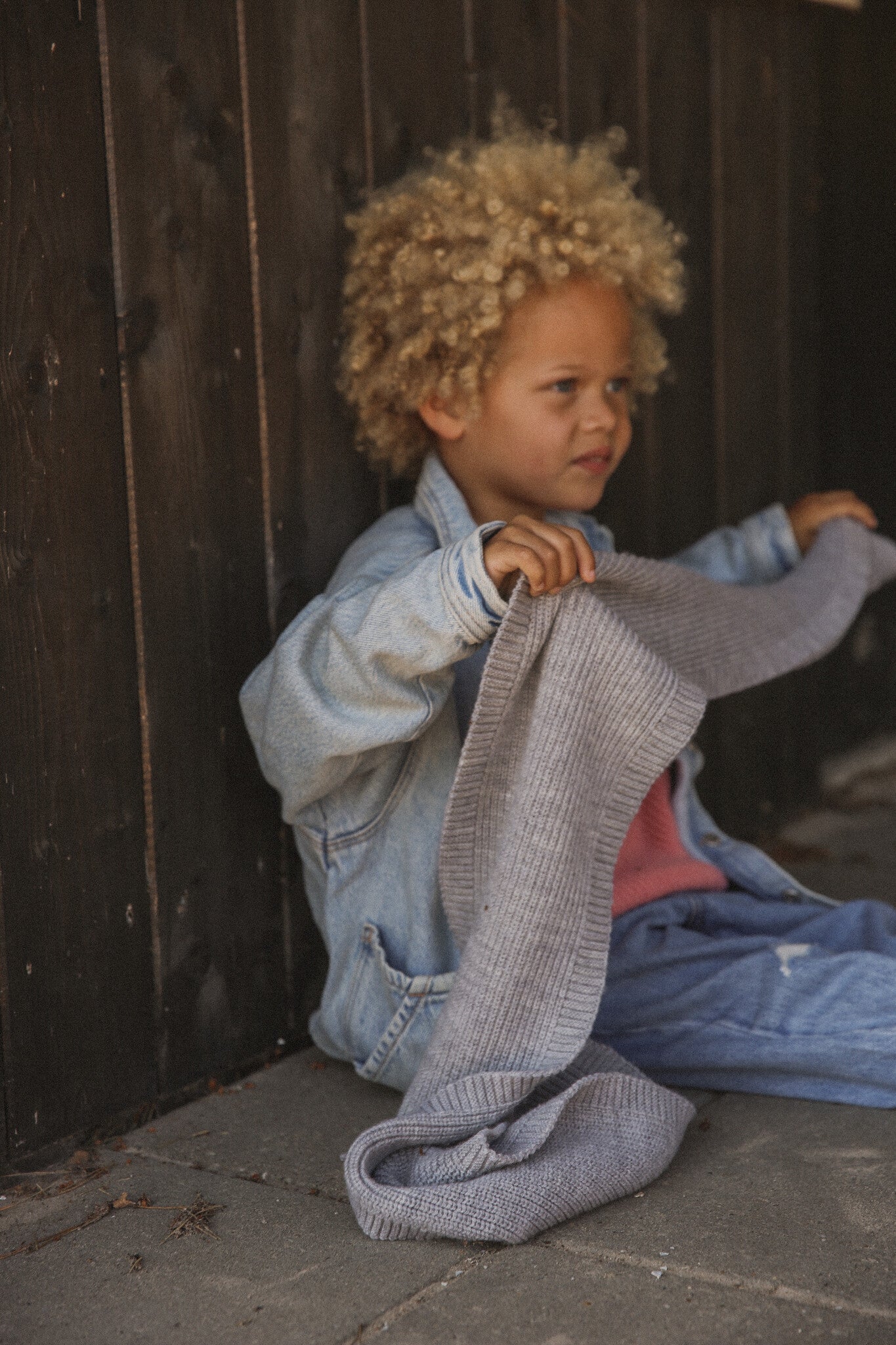 Scarf Gustave Grey Melange