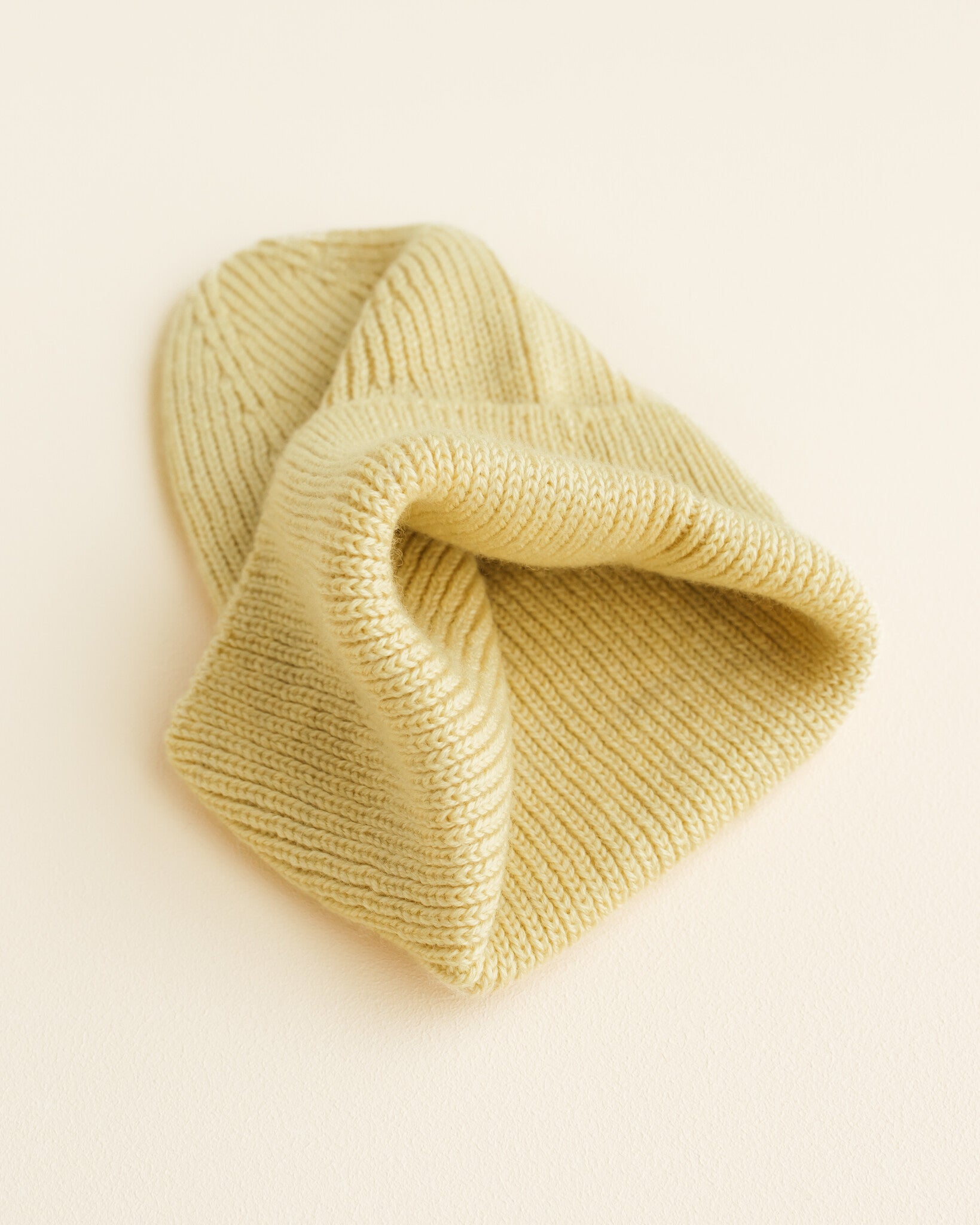 Beanie Fonzie Light Yellow