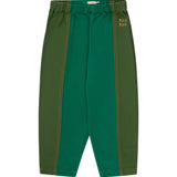 COLOR BLOCKED PANT *deep green*