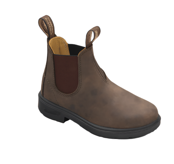 Blundstone Kids Chelsea Boots - Rustic Brown