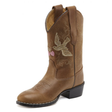 Cognac Dove Kids Boots
