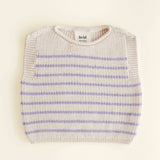 Baby vest harvey - Cream/Lilac