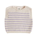 Baby vest harvey - Cream/Lilac