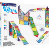 Magna Tiles Rail Racers Deluxe 90 piece set