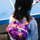 Sticky Lemon backpack small - colourblocking - purple tights + badminton blue