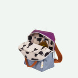 Sticky Lemon backpack small - colourblocking - purple tights + badminton blue