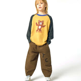 Bear Color Block Tshirt